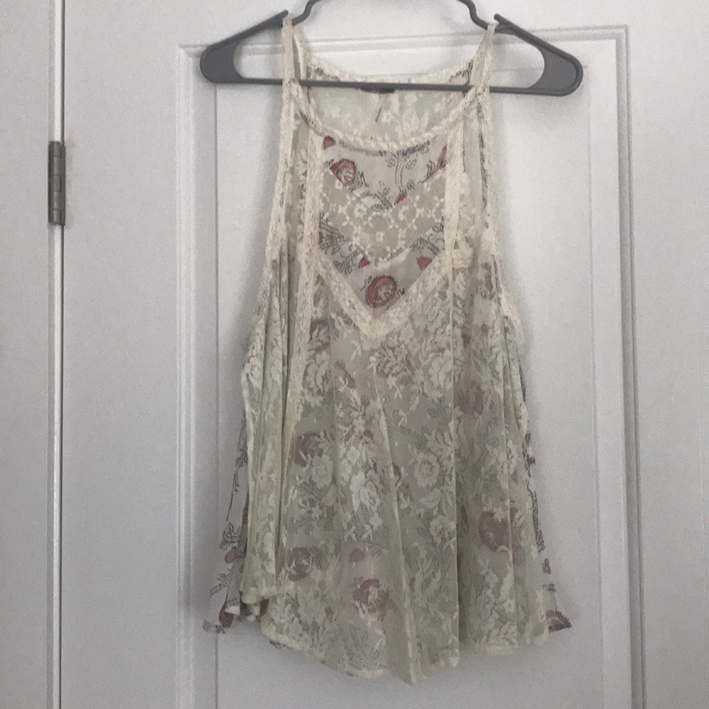 Free People Lace Tank